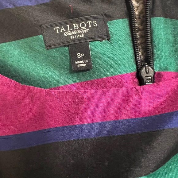 *** Talbots Multicolored Top - Picture 4 of 4